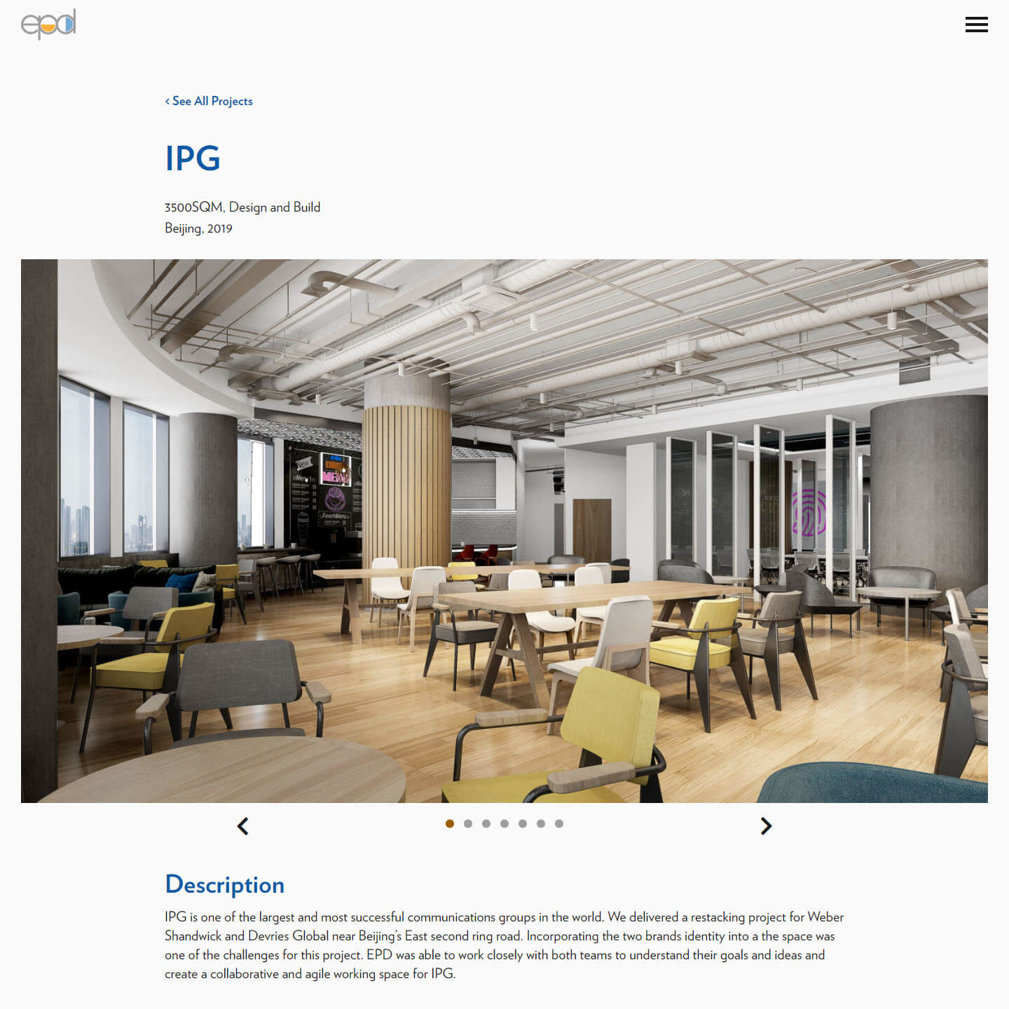 project page of IPG from EPD website.